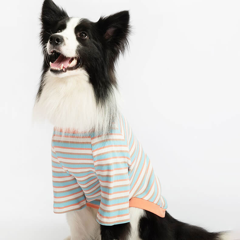 Striped Comfortable Breathable Dog T-Shirts