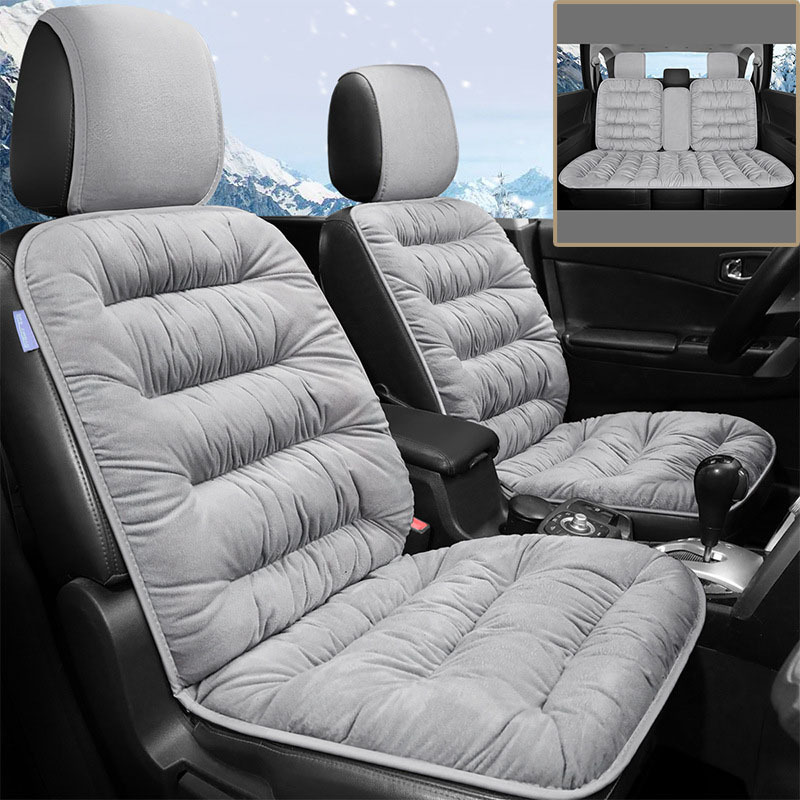 Thick Crystal Velvet Washable Human Pet Car Seat Cover