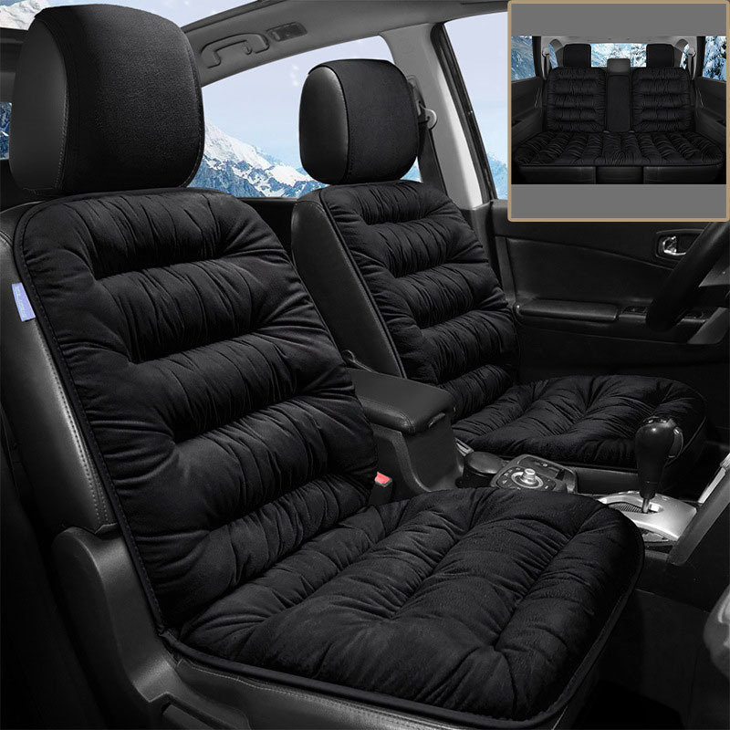 Thick Crystal Velvet Washable Human Pet Car Seat Cover
