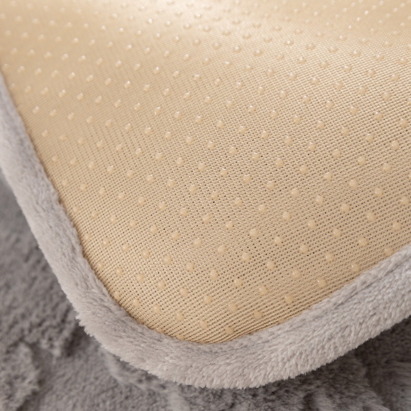 Thickened Plush Houndstooth Non-slip Sofa Cover