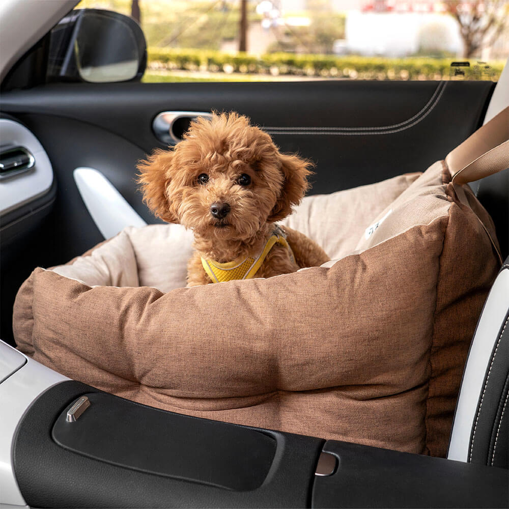 Travel Protection Booster Waterproof Elevated & Thickened Dog Car Seat Bed