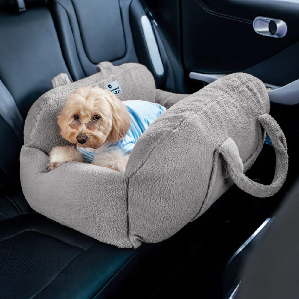 Travel Protector Comfortable Thick Lambswool Dog Car Seat Bed
