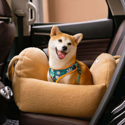 Travel Protector Comfortable Thick Lambswool Dog Car Seat Bed-FunnyFuzzyUK