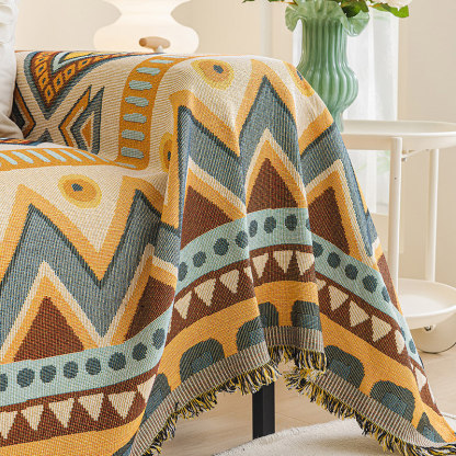 Tropical Style Multi-Purpose Sofa Protection Scratch Resistance Throw Sofa Cover