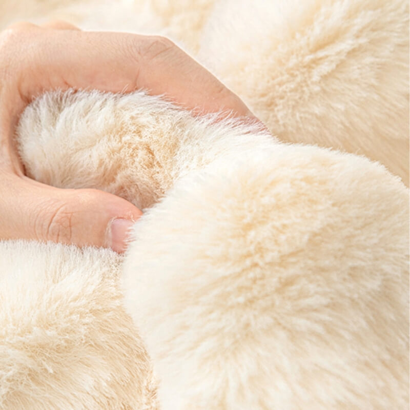 Ultra-Soft Fluffy Plush Non-Slip Rug Pet Mat