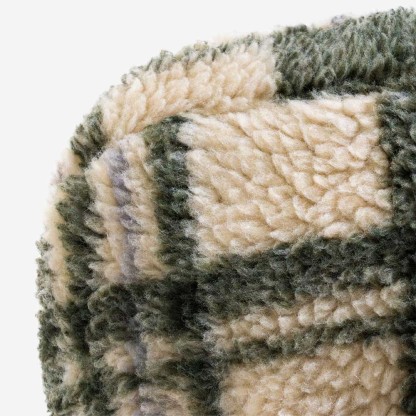 Vintage Chequered Washable Calming Dog & Cat Sofa Bed