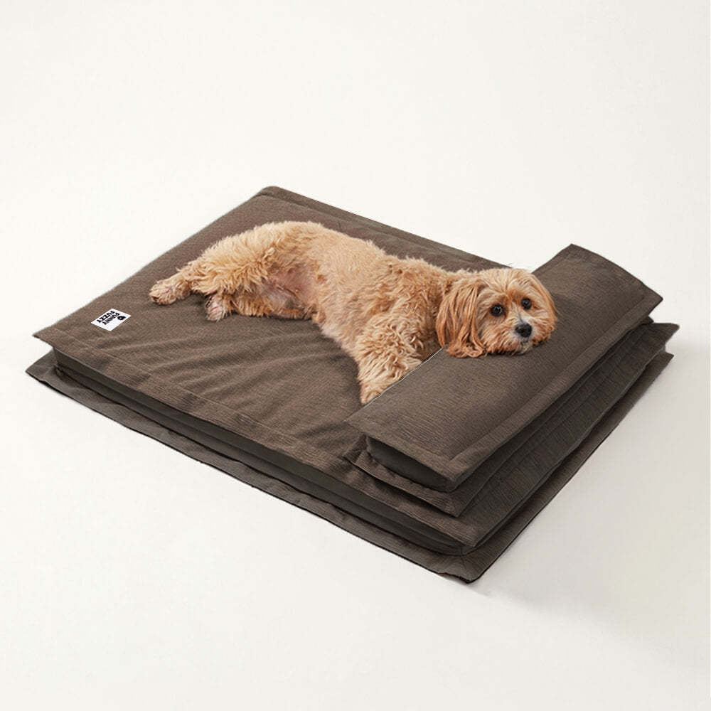 Waterproof Anti-Anxiety with Sponge Support Deep Sleeping Dog Bed