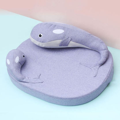 Whale Deep Sleep Bed Multi-Support Waterproof Dog Bed