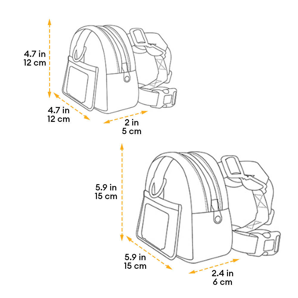 Fashionable Lead-Compatible Outdoor Adventure Pet Backpack