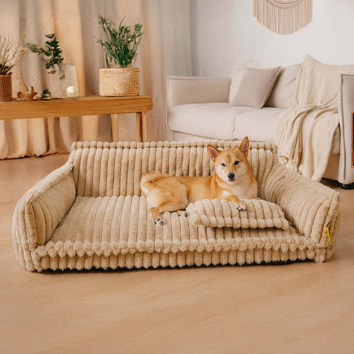 Large Washable Fluffy Orthopaedic Soft Dog Sofa Bed-Snoozy Dream