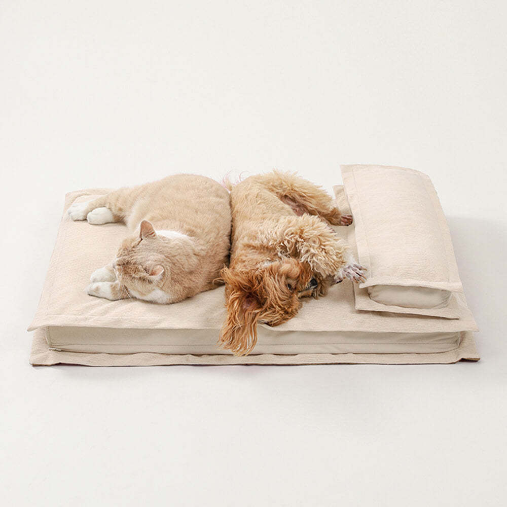 Waterproof Anti-Anxiety with Sponge Support Deep Sleeping Dog Bed