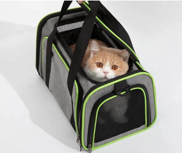 Travel with Your Emotional Support Cat in Breathable Pet Carrier Bag