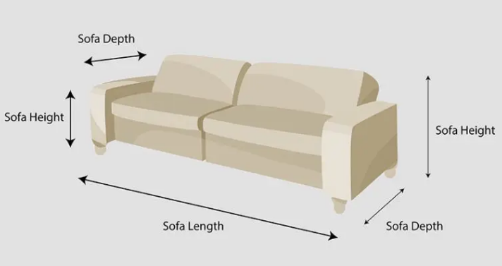 Measuring Method for a Sofa Cover