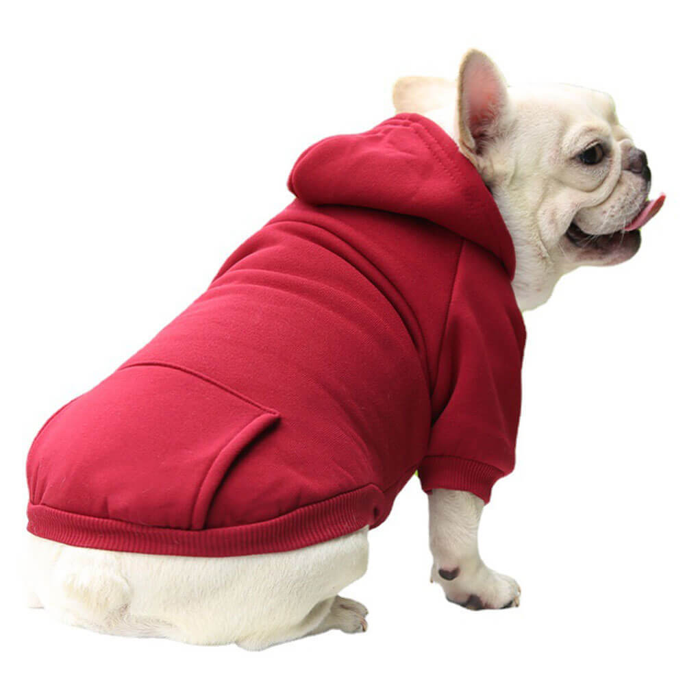 Autumn and Winter Pocket Sweatshirt Double Legs Sports Style Multicolour Pet Dog Clothes-FunnyFuzzy