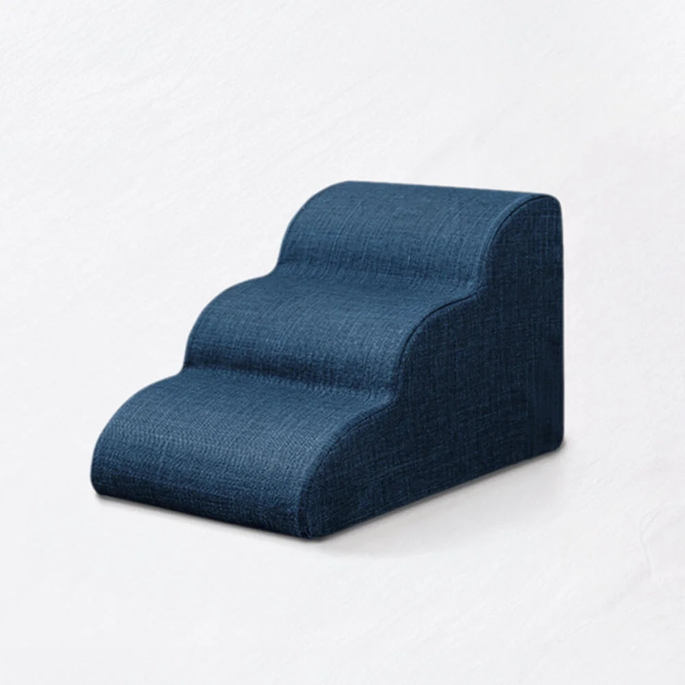 Faux Linen Anti-Scratch Joint Protection Dog Steps