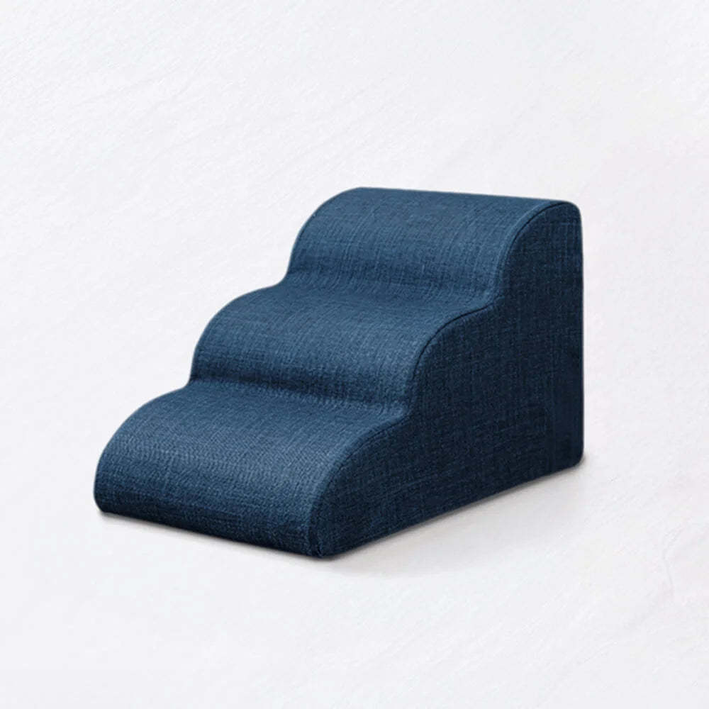 Faux Linen Anti-Scratch Joint Protection Dog Steps