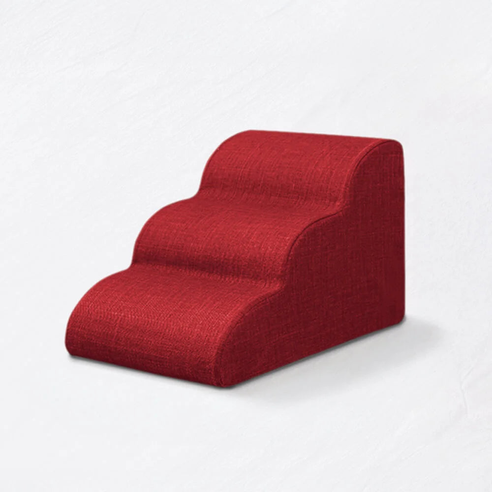 Faux Linen Anti-Scratch Joint Protection Dog Steps