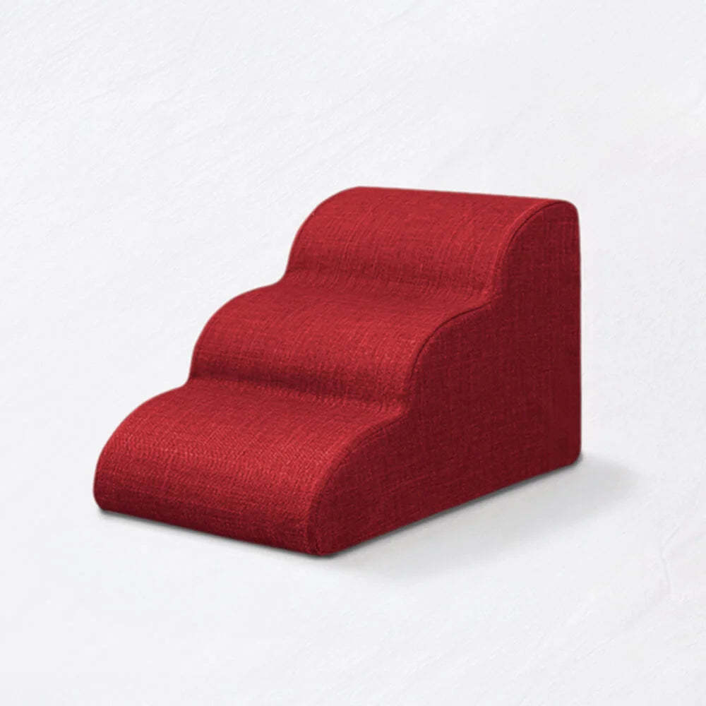 Faux Linen Anti-Scratch Joint Protection Dog Steps