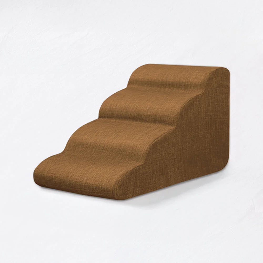 Faux Linen Anti-Scratch Joint Protection Dog Steps