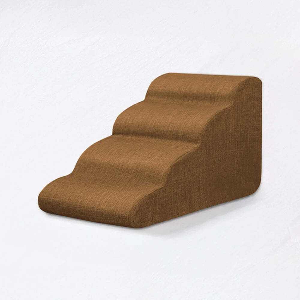 Faux Linen Anti-Scratch Joint Protection Dog Steps