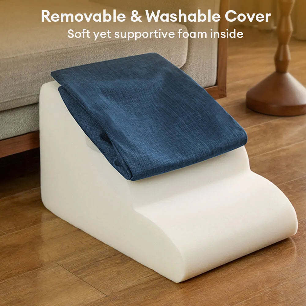 Faux Linen Anti-Scratch Joint Protection Dog Steps