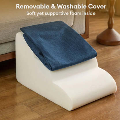 Faux Linen Anti-Scratch Joint Protection Dog Steps