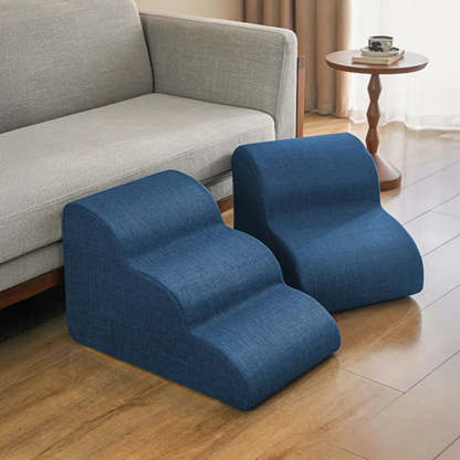 Faux Linen Anti-Scratch Joint Protection Dog Steps