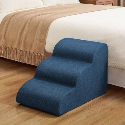 Faux Linen Anti-Scratch Joint Protection Dog Steps