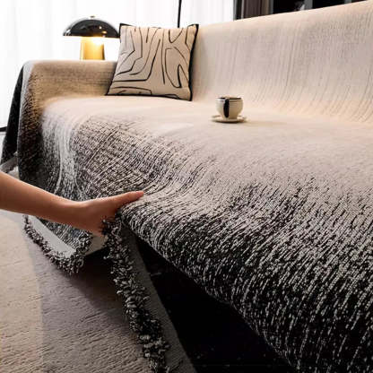 Modern Gradient Chenille Scratch-Resistant Throw Sofa Cover