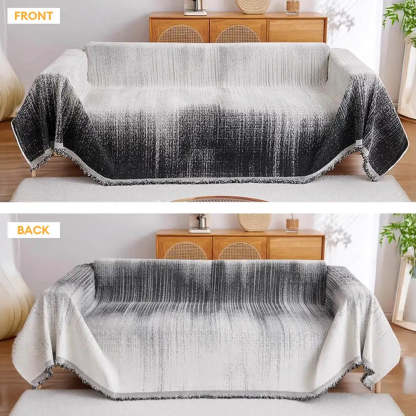 Modern Gradient Chenille Scratch-Resistant Throw Sofa Cover