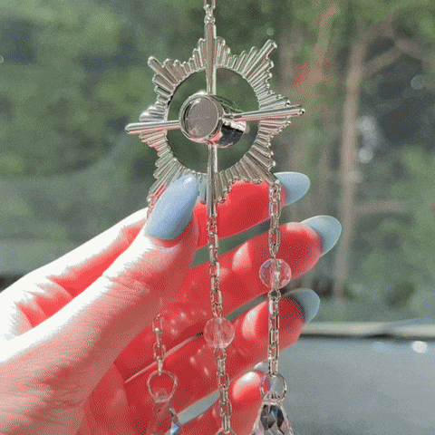 Personalized Butterfly Photo Sun Catcher Projection Ornament Car Decor