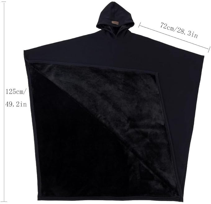 Weighted Cloak Hoodie for Anxiety, Wearable Blanket Hoodie Oversized Loose Blanket Cloak,Unisex