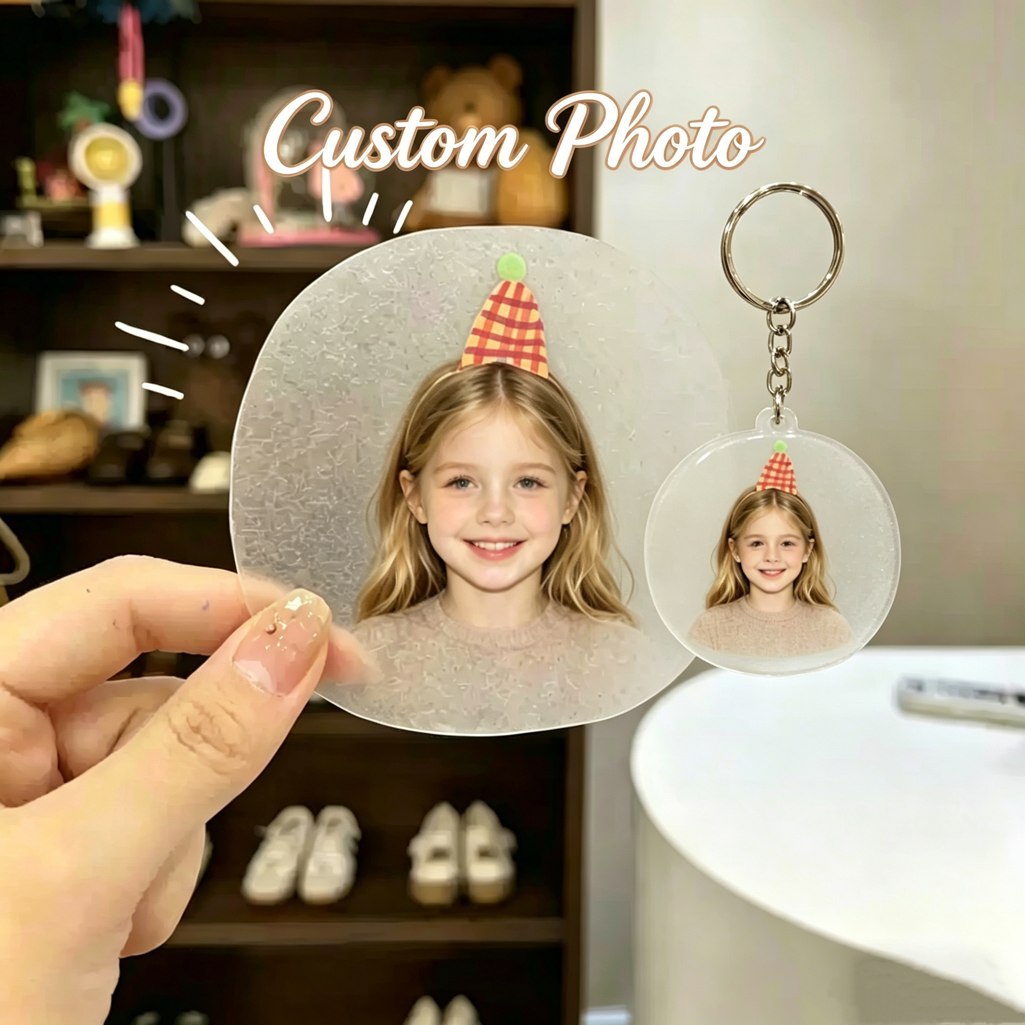 Custom Photo Shrinky Film DIY Shrink Plastic Sheets for Crafts DIY Keychain Custom Gifts