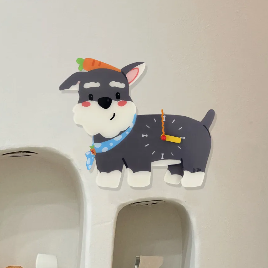 Personalized Pet Wall Clock Custom Wall Clock with Photo Unique Wall Art for Pet Lovers