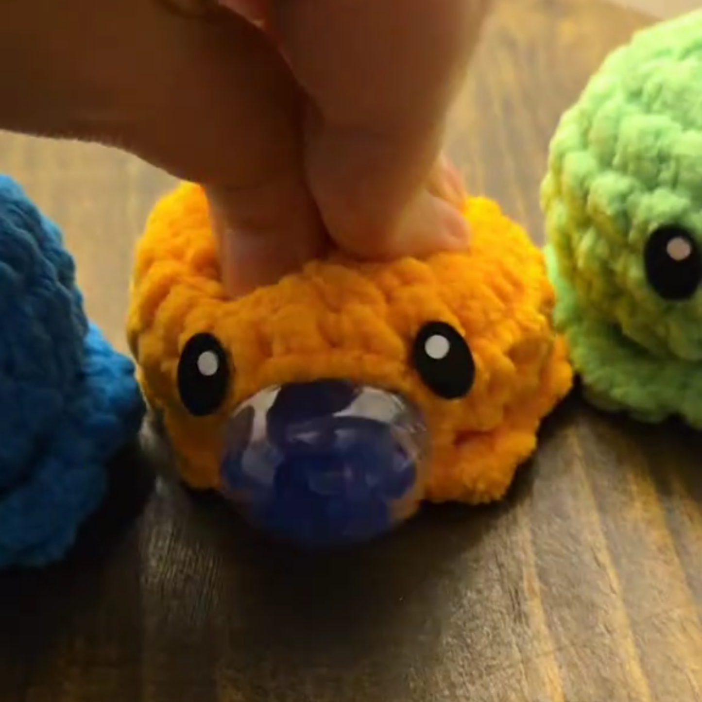 Crochet Octopus Anxiety Squish Ball
