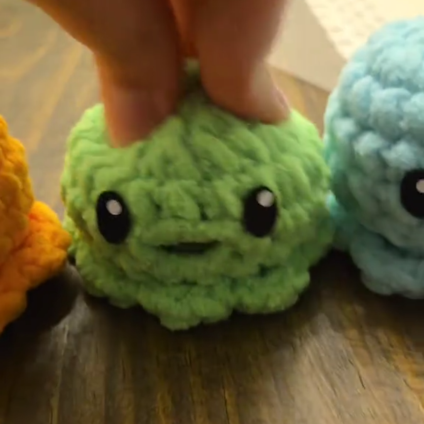 Crochet Octopus Anxiety Squish Ball