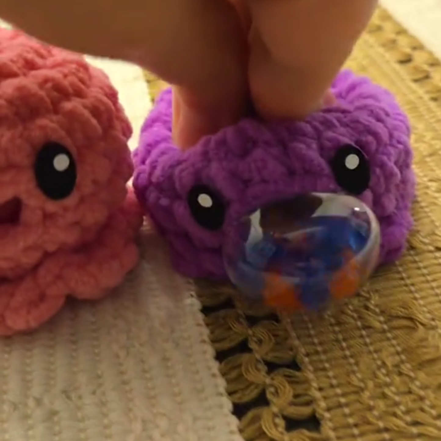 Crochet Octopus Anxiety Squish Ball