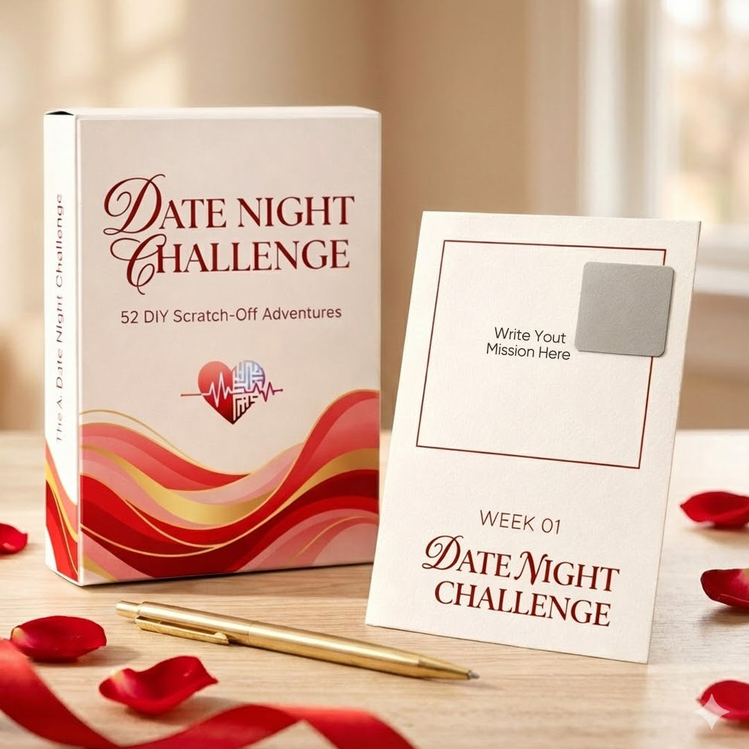 The AI Date Night Challenge: 52 DIY Scratch-Off Adventures for Couples | Customize Your Own Mystery Dates