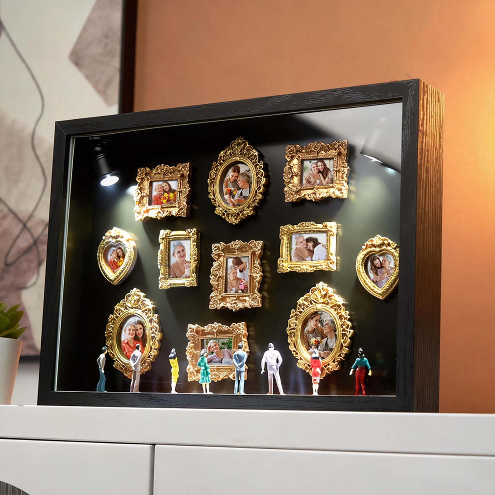 Museum of Us Personalized Mom Frame Meaningful Mother’s Day Gift Custom Mini Museum Keepsake for Mom