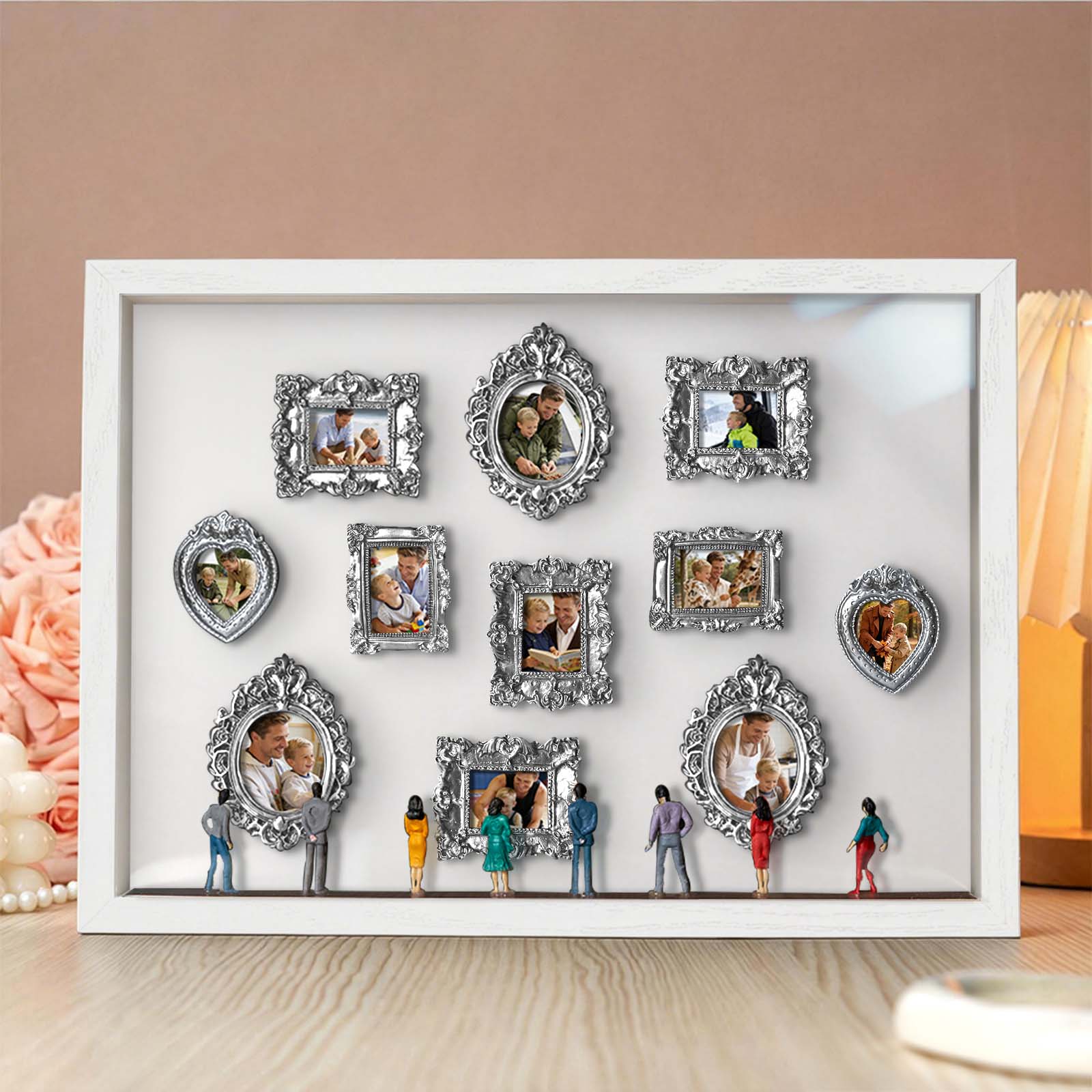 Museum of Us Miniature Museum for Dad Personalized Father’s Day Shadow Box Custom Memory Frame Gift detail