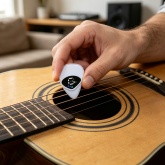 Clip-On Guitar & Ukulele Tuner – Accurate Chromatic Tuner for Acoustic Guitar, Ukulele & String Instruments