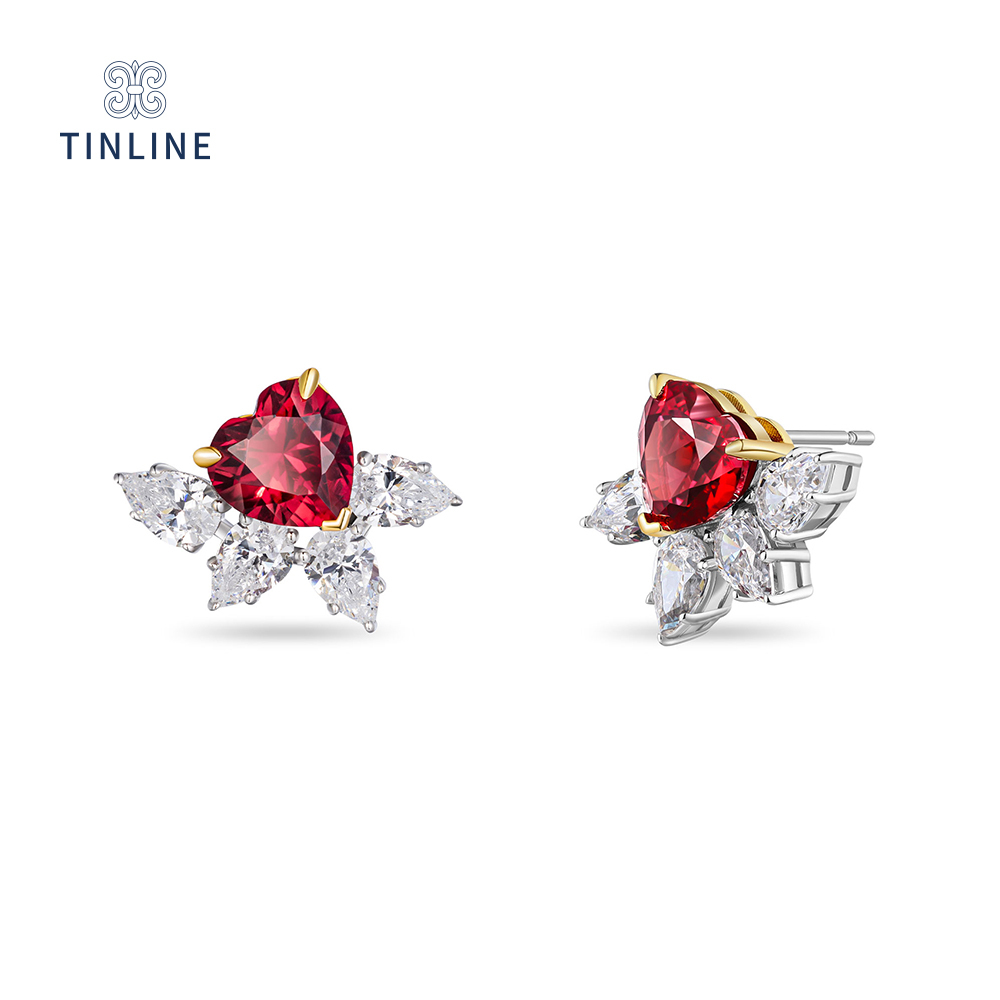 Heartbeat Collection Stud Earrings