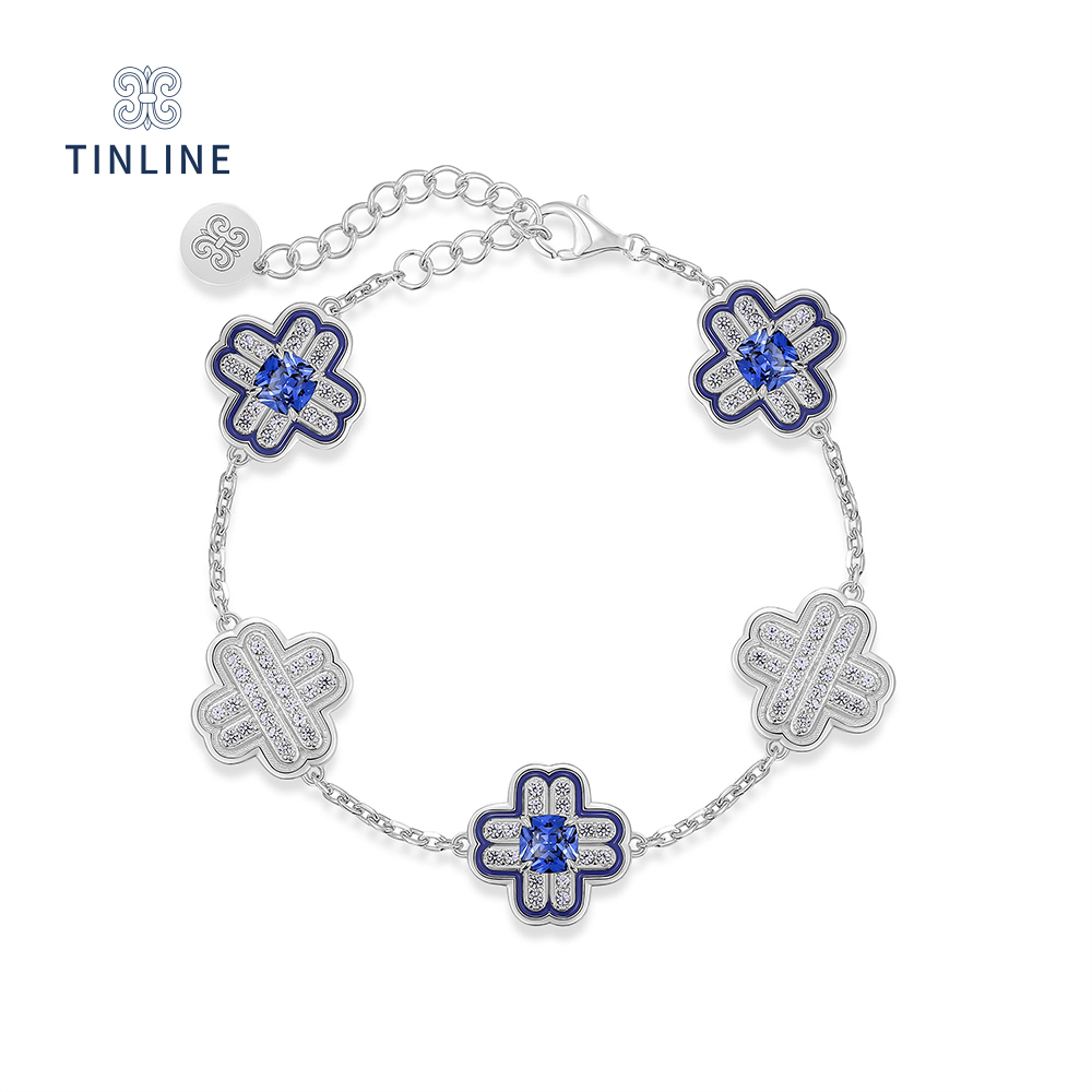 Geometric Checkerboard Bracelet