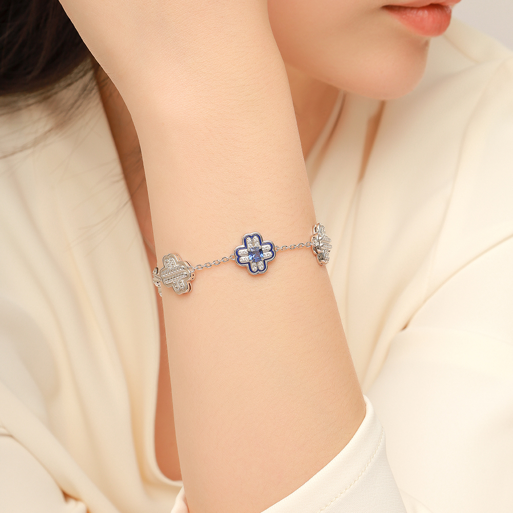 Geometric Checkerboard Bracelet