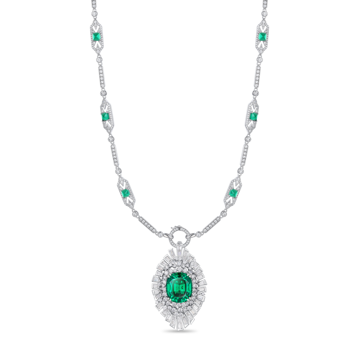 Emerald Odyssey Necklace