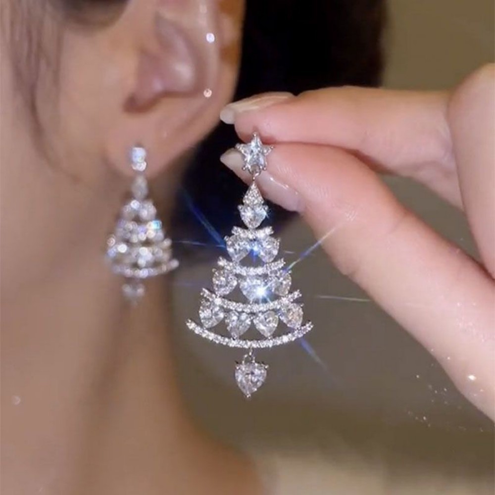 Christmas Tree Earrings Christmas jewelryVarious Styles Gifts For Her