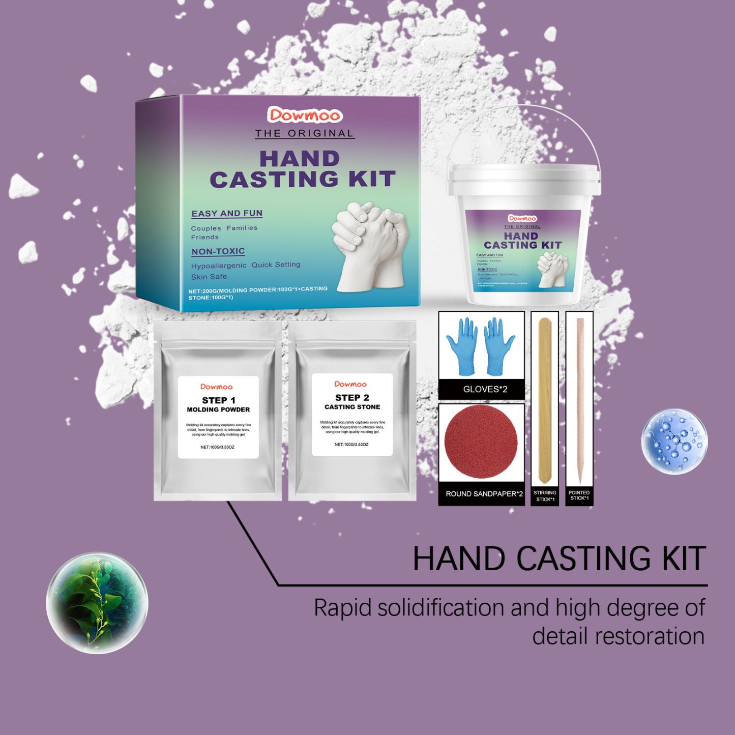 Original Casting Kit-Perfect Gift and Activity for Couples, Families, & Friends