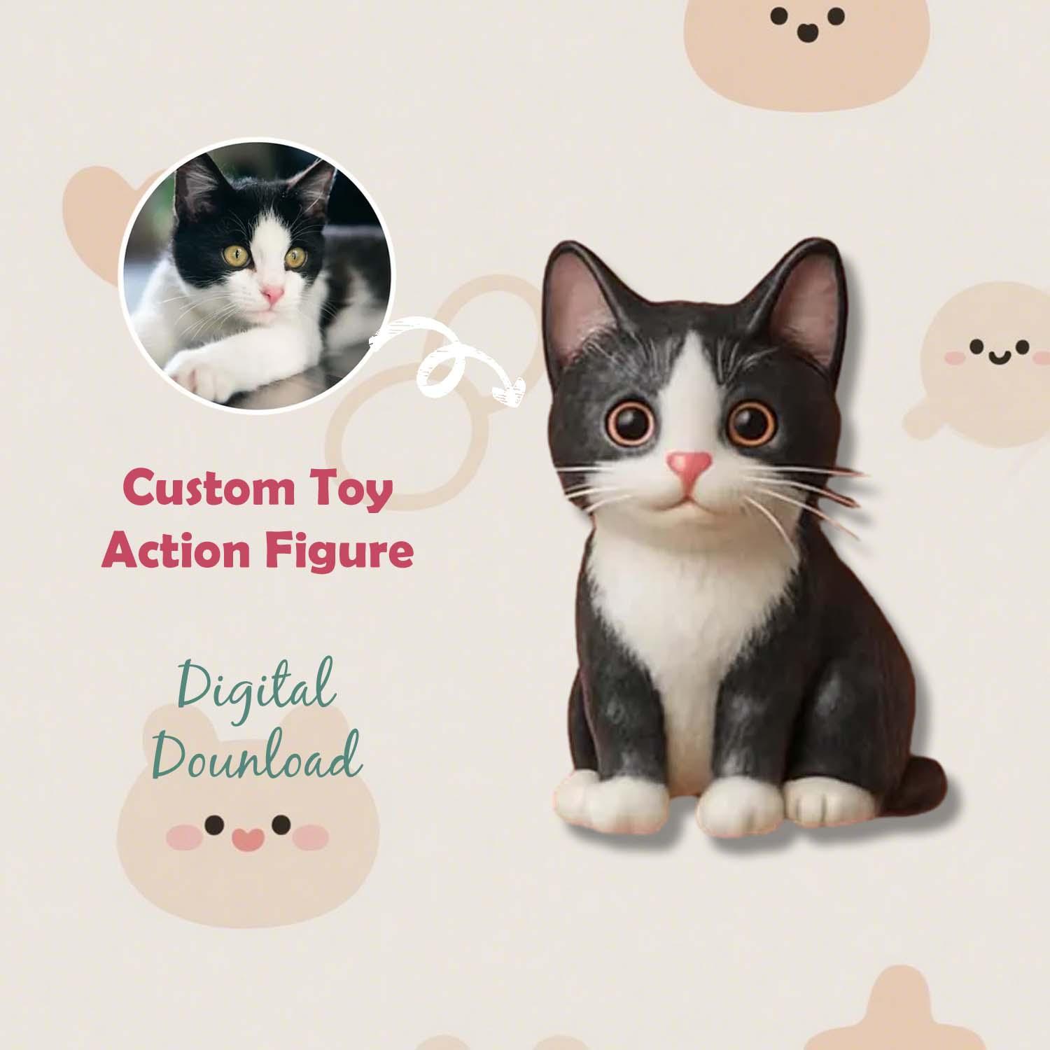 Custom Toy Figure 3D Mini Figures Personalization Photo Blind Box Gifts For Pet