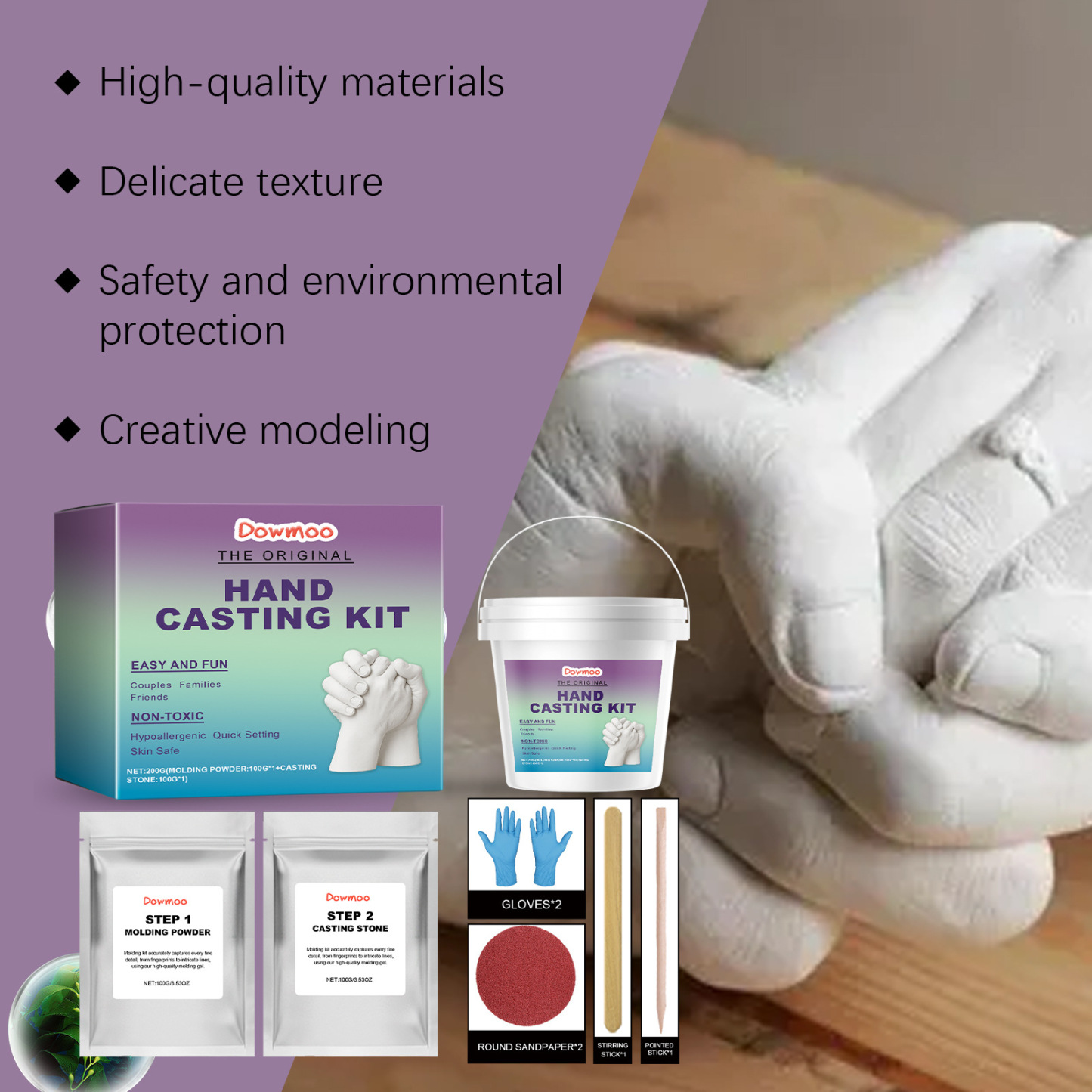 Original Casting Kit-Perfect Gift and Activity for Couples, Families, & Friends
