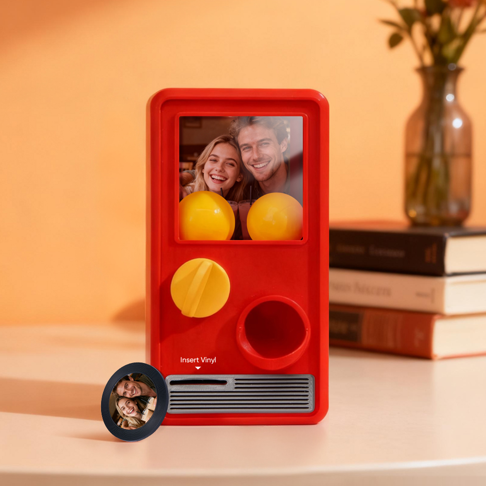 Personalized Music and Photo Music Gachapon Machine Custom Song Mini Record Box Anniversary Gift Christmas Gifts detail